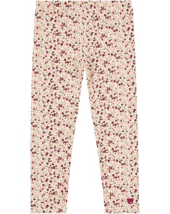Steiff Thermo-Leggings aus Baumwolle mit Beerenmuster - Whitecap Gray