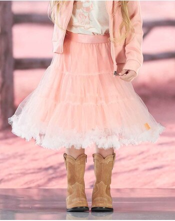 Steiff Tüll-Rock mehrlagig - Coral Cloud