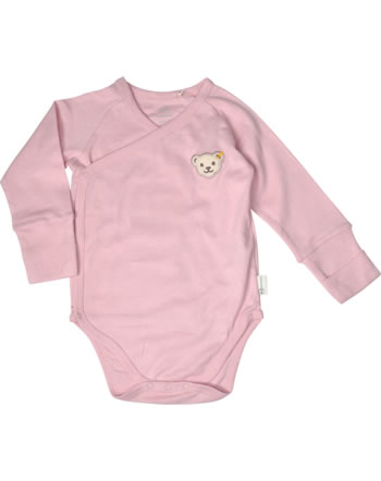 Steiff Bodysuit long sleeve BASIC BABY WELLNESS silver pink