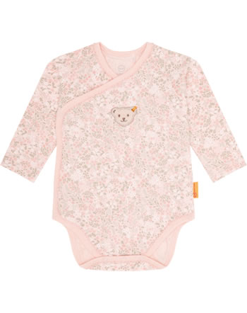Steiff Wickel-Body Langarm JUNGLE FEELING Baby Girls seashell pink 2211435-3073