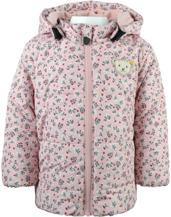 Steiff Winter-Jacket ENCHANTED FOREST Baby Girls silver pink
