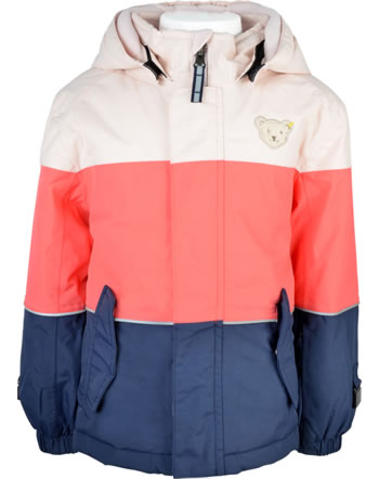 Steiff Winter-Jacket with hood STEIFF TEC OUTERWEAR crystal pink