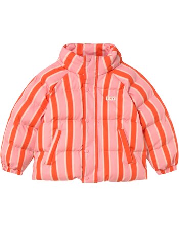 Tiny Cottons Steppjacke RETRO STRIPES - Summer Red/Pink