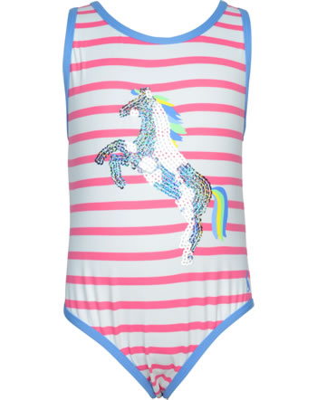 Tom Joule One Piece Swimsuit BRIONY LUXE pink stripe horse 208112