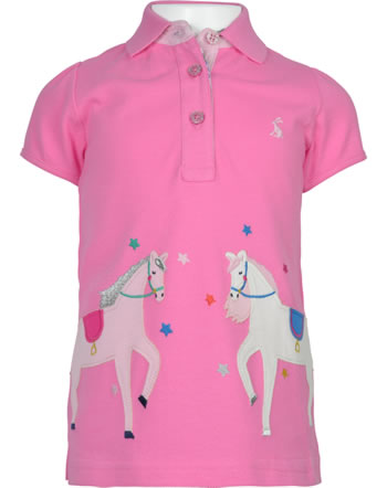 Tom Joule Applique Polo Shirt manches courtes MAXIE pink horse