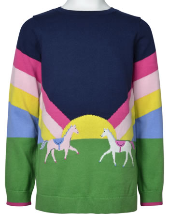 Tom Joule Knit sweater MIRANDA blue horses