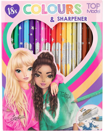 TOPModel set of 18 colored pencils with sharpener 12215/A