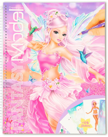TOPModel Create your FANTASY MODEL painting book with sticker 11430