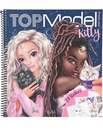 TOPModel coloring book Create your TOPModel Kitty MOONLIGHT 11663