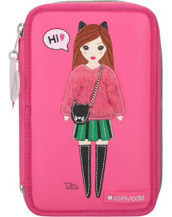 TOPModel pencil case with three parts and filling Talita