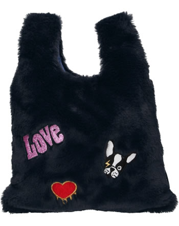 TOPModel Beauty handbag DOG fur and patchies