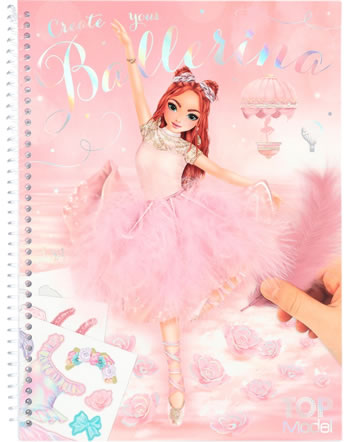 TOPModel Painting book Create your Ballerina 12122