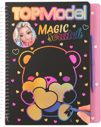 TOPModel livre à colorier Magic Scratch Jill 11885
