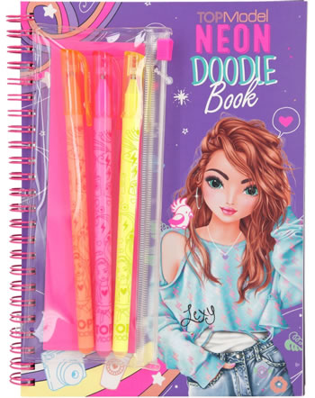 TOPModel coloring book Neon Doodle with pen set Lexy 11932
