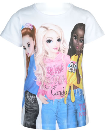 TOPModel T-shirt manches courtes  LEXY, CANDY & MALIA white 75009-001