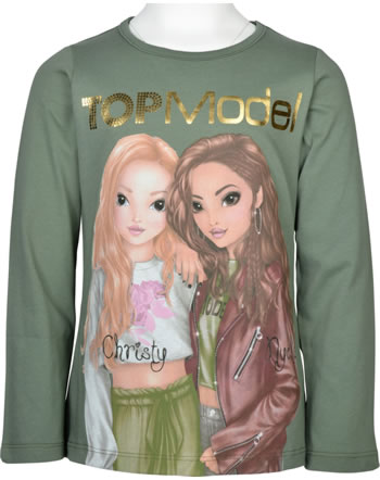 TOPModel T-Shirt Langarm CHRISTY & NYELA grün