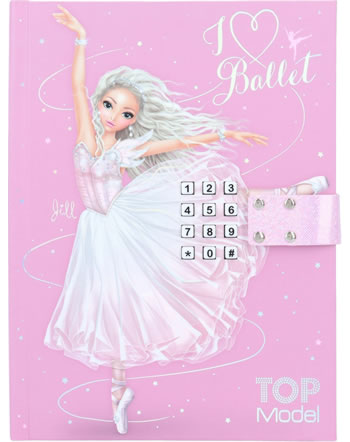 TOPModel diary with secret code and sound BALLET 12124