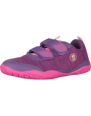 Trollkids Barfußschuhe 'Eikefjord Barefoot Hiker' mit Klettverschluss - Fresh Berry/Candy Pink