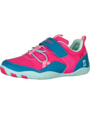 Trollkids Barfußschuhe 'Skaland Barefoot Hiker' - Bright Pink/Harbor Blue/Aqua Haze