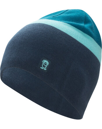 Trollkids Beanie-Wende-Mütze KIDS NORDLAND - Mystic Blue/Arctic Blue