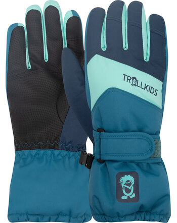 Trollkids Fingerhandschuhe 'Kids Rauland Glove' mit Touchscreen-Funktion - Dark Marine/Mystic Blue/Arctic Blue