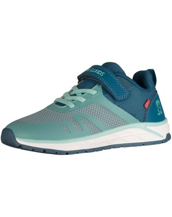 Trollkids Freizeit-Sneaker 'Kids Alesund Sneaker' mit Klett - Teal/Glacier Green