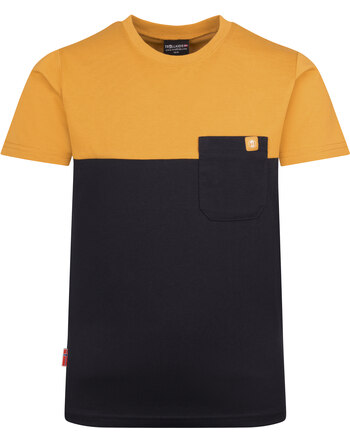 Trollkids Funktions-T-Shirt 'Bergen' mit UPF 30+ - Mustard/Black