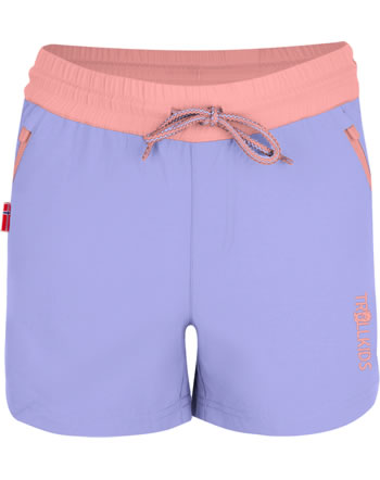 Trollkids Girls Shorts ARENDAL lavender/apricot