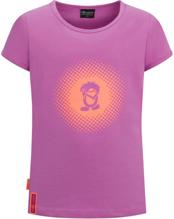 Trollkids T-shirt à manches courtes Girls LOGO T mallow pink/papaya