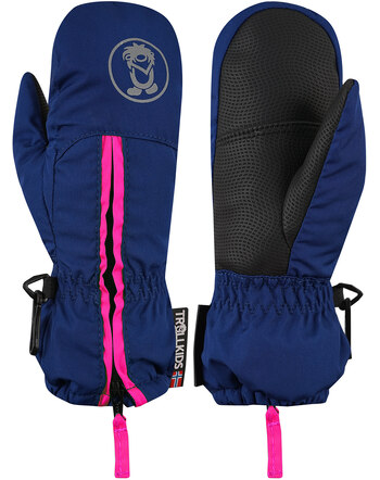 Trollkids Handschuhe Fäustlinge KIDS TROLL MITTEN - Navy/Magenta