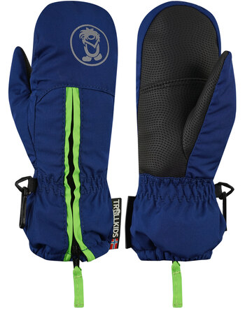 Trollkids Handschuhe Fäustlinge KIDS TROLL MITTEN - Navy/Viper Green