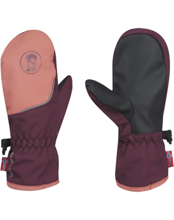 Trollkids Handschuhe Fäustlinge KIDS TROLLTUNGA MITTEN red/rose