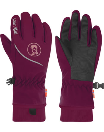 Trollkids Handschuhe Fingerhandschuhe KIDS TROLLTUNGA GLOVE - Plum