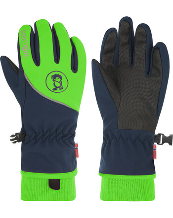 Trollkids Fingerhandschuhe KIDS TROLLTUNGA GLOVE - Navy/Bright Green
