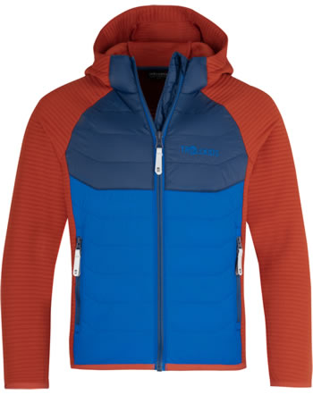 Trollkids Hybrid-Jacket KIDS SIRDAL red clay/my.blue/electric blue