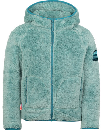 Trollkids Teddy-Jacke GIRLS BORGUND XT - Glacier Green/Teal