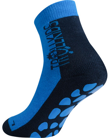 Trollkids Anti-Slip-Socken aus Baumwolle - Navy/Medium Blue