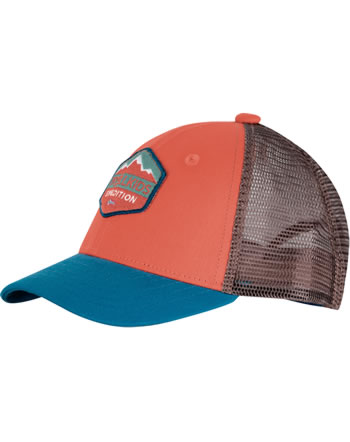 Trollkids Basecap FEMUND CAP orange/brown/atlantic blue