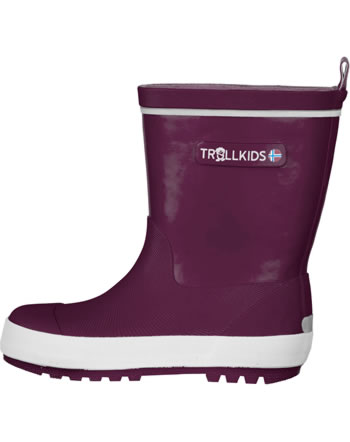 Trollkids Kids Gummistiefel LYSEFJORD maroon red