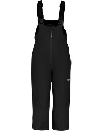 Trollkids Schneehose mit Trägern NORDKAPP - Black