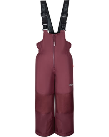 Trollkids Schneehose mit Trägern NORDKAPP - Chestnut