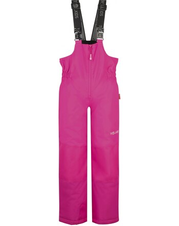 Trollkids Schneehose mit Trägern NORDKAPP - Dark Pink