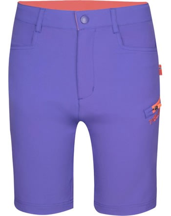 Trollkids Kids Shorts Softshell HAUGESUND dark purple/coral rose