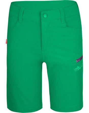Trollkids Kids Shorts Softshell HAUGESUND pepper green/navy 330-327