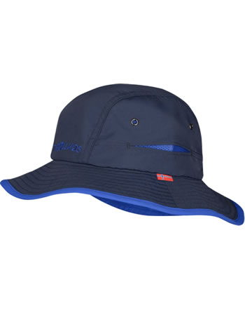 Trollkids Kids Summer Hat breite Krempe TROLL UPF 50+ navy/glow blue 945-472