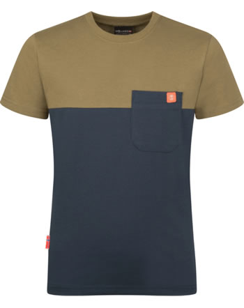 Trollkids T-shirt à manches courtes Kids T-Shirt BERGEN T mocca brown/dark navy
