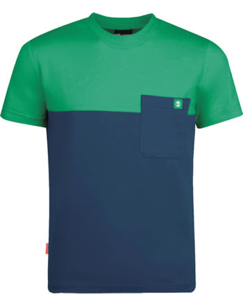 Trollkids Kids T-Shirt Kurzarm BERGEN T navy/pepper green 338-169