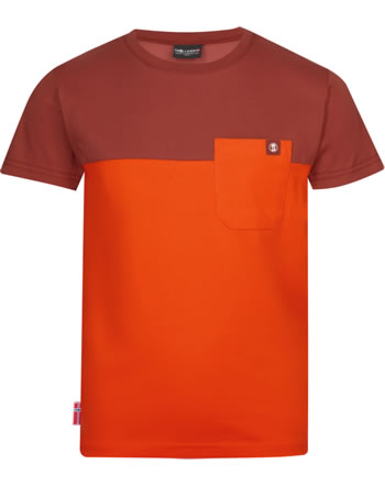 Trollkids Kids T-Shirt Kurzarm BERGEN T orange/red brown