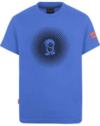 Trollkids Kids T-shirt à manches courtes POINTILLISM T glow blue/navy