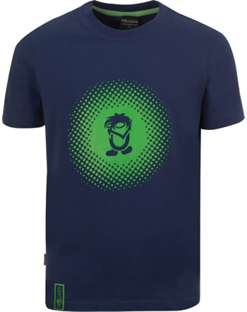 Trollkids Kids T-shirt à manches courtes POINTILLISM T navy/viper green